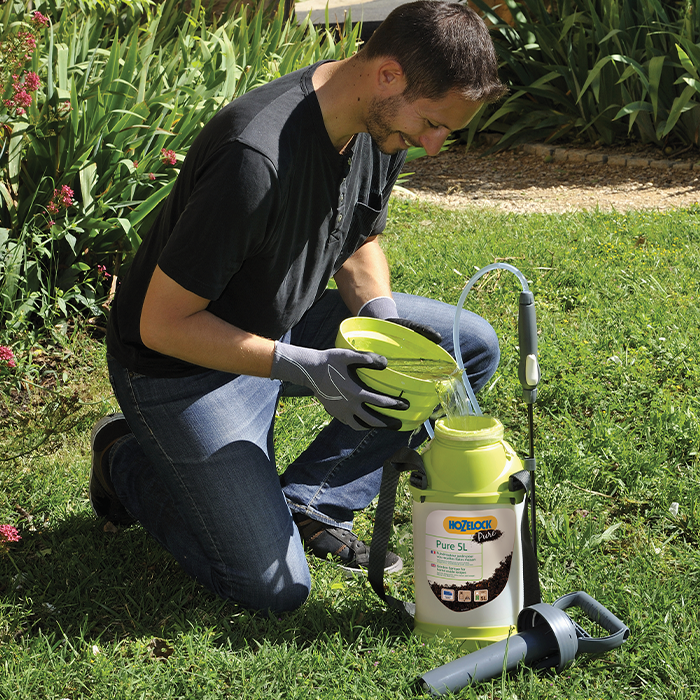 LAWNFUL Pulvérisateur à piles de 7,5 litres pour pulvérisation de longue  durée, pulvérisateur de jardin et pulvérisateur de mauvaises herbes avec